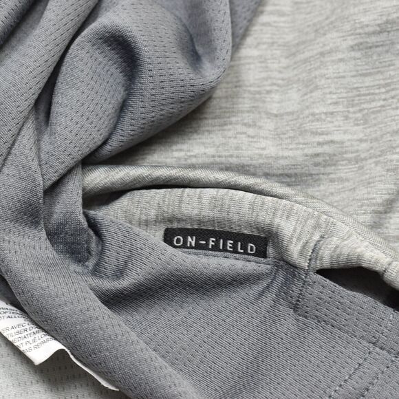 Nike Dri Fit T Shirt Men Crew Neck Short Sleeve Polyester Gray Size XL - Picture 8 of 8